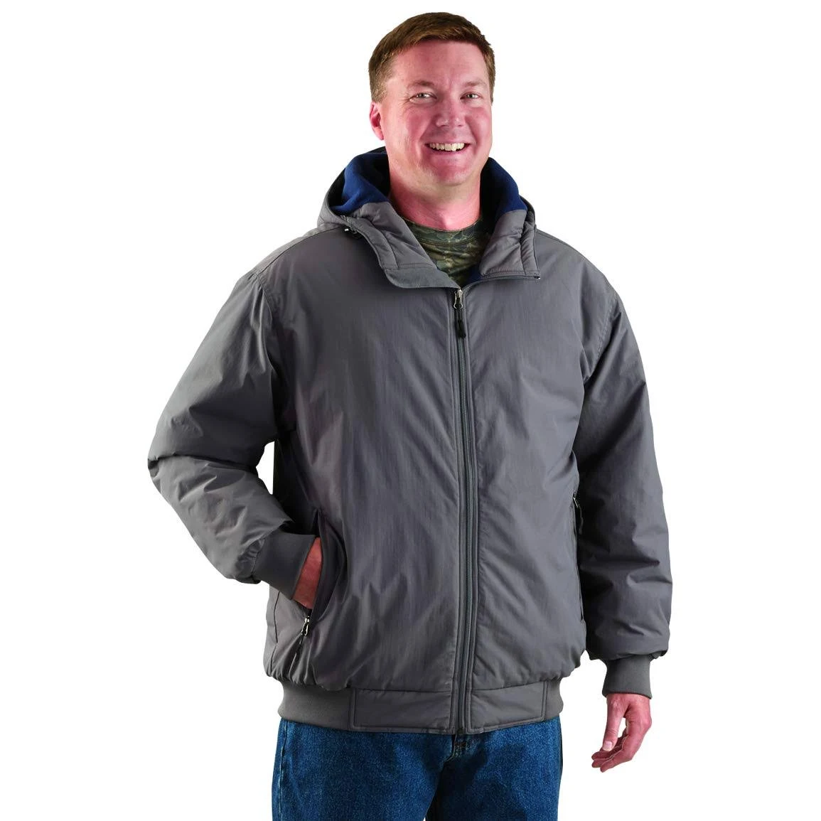 Guide Gear Men&s Cascade Hooded Jacket, Size: Large, Castlerock