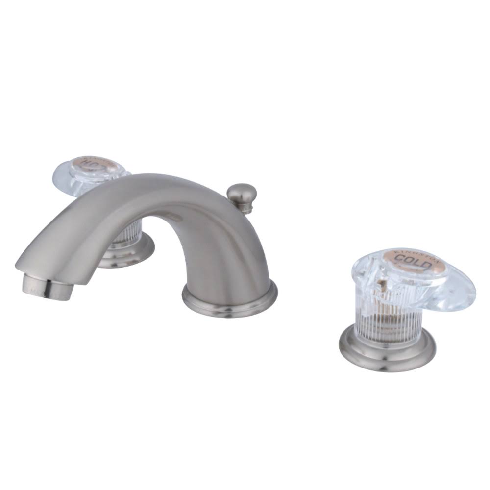 Kingston Brass KB968ALL Magellan Widespread Lavatory Faucet, Satin Nickel