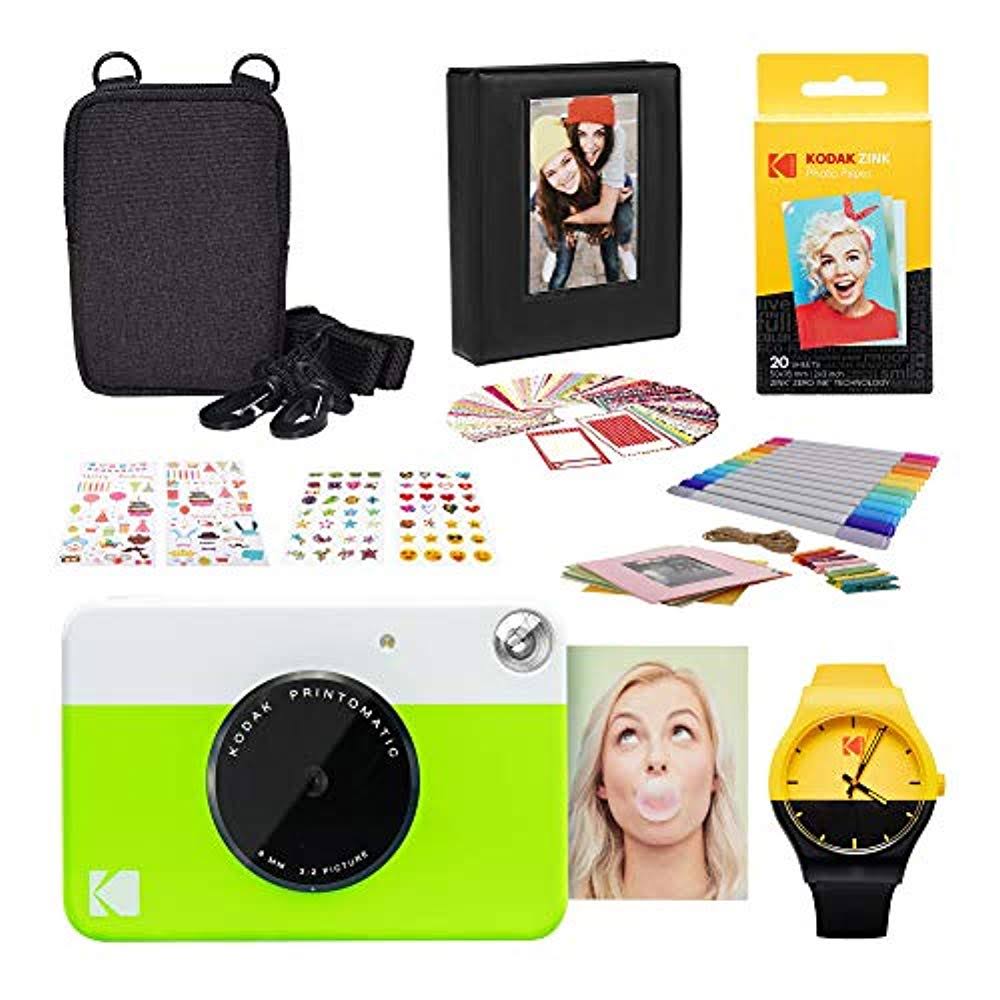 Kodak Printomatic Instant Print Camera Photography Kit Green