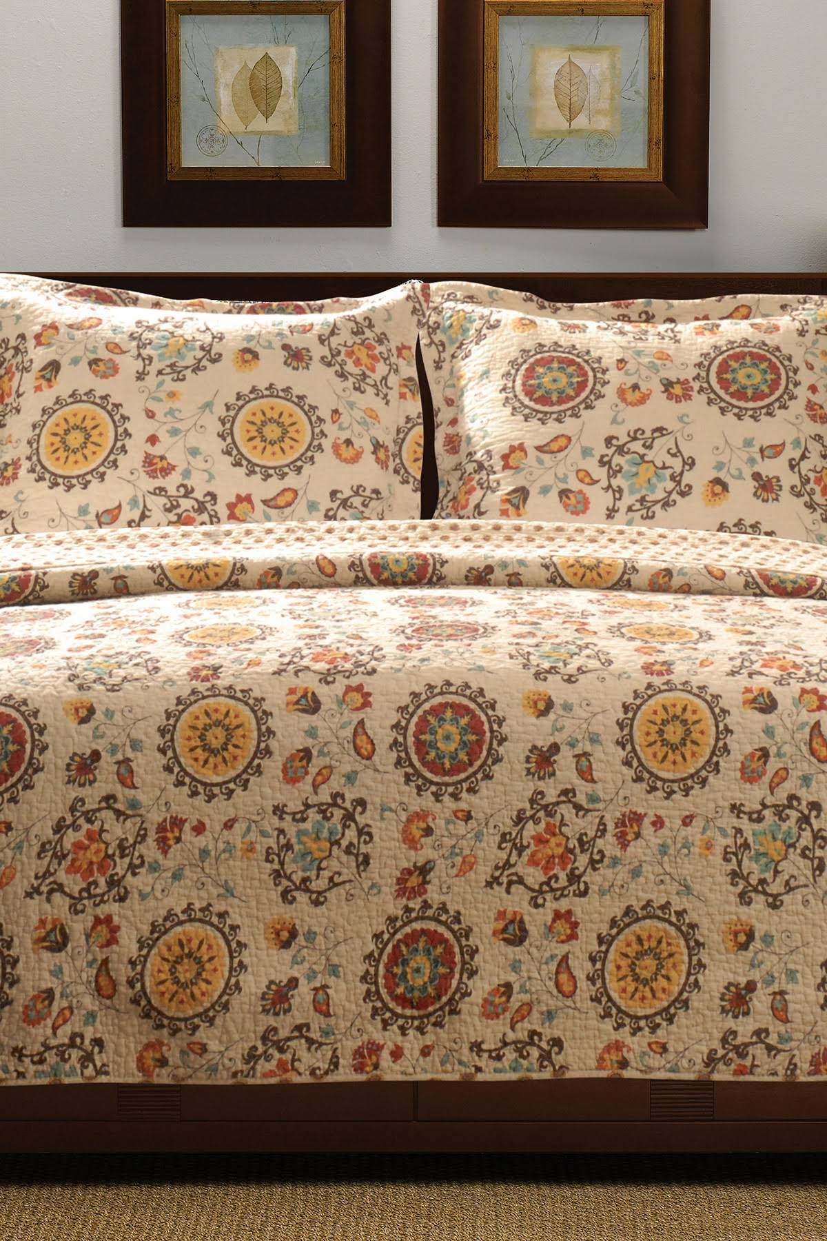 Greenland Home Fashions Andorra Quilt Set Full/Queen