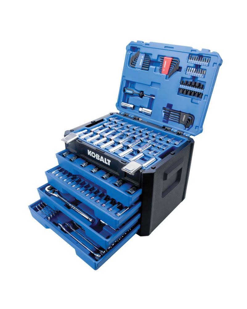 Kobalt 250 Piece Mechanic&s Tool Set in 4-Drawer Case 81700
