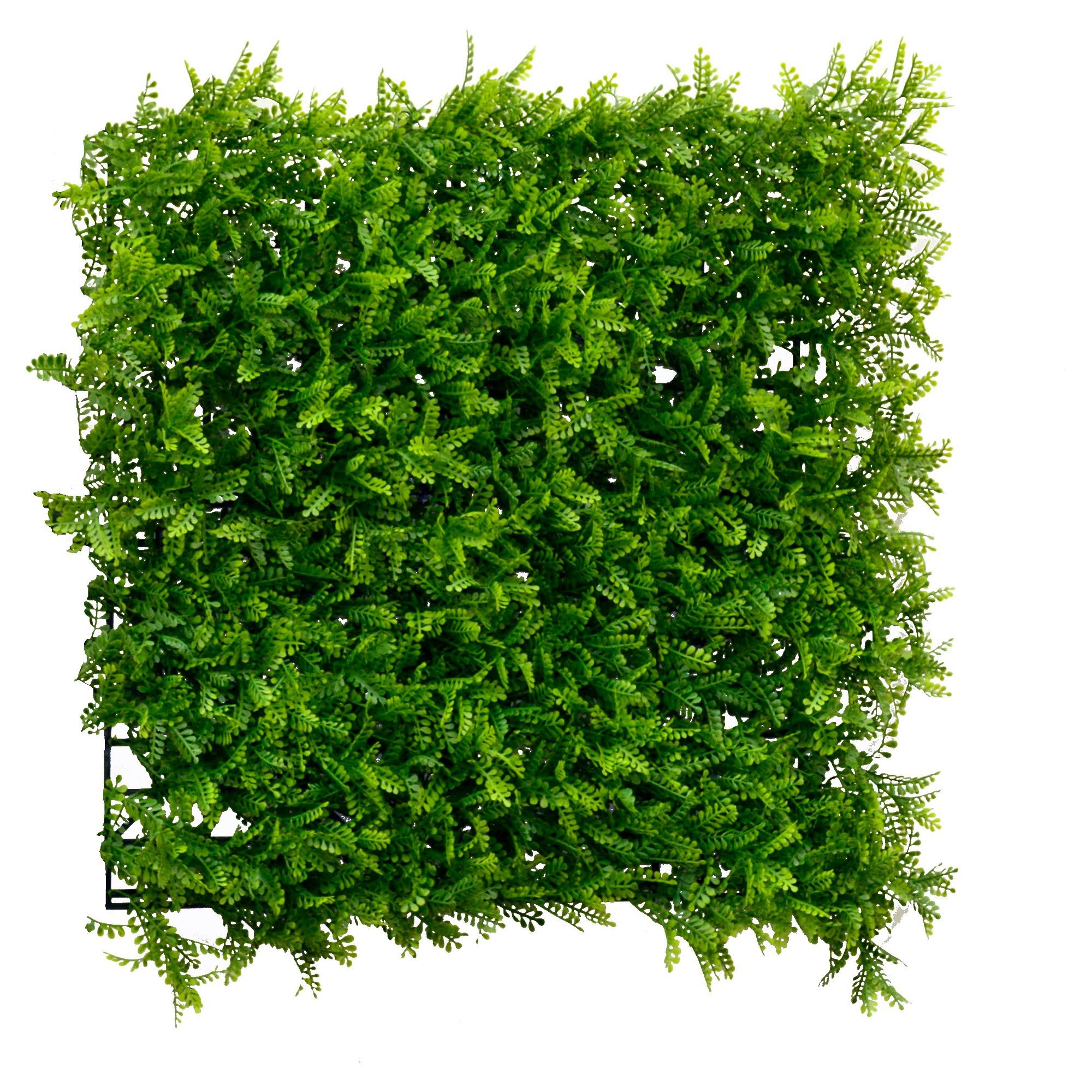 Artificial Fern Wall Panels - Set of 4 - Greensmart Decor, Green