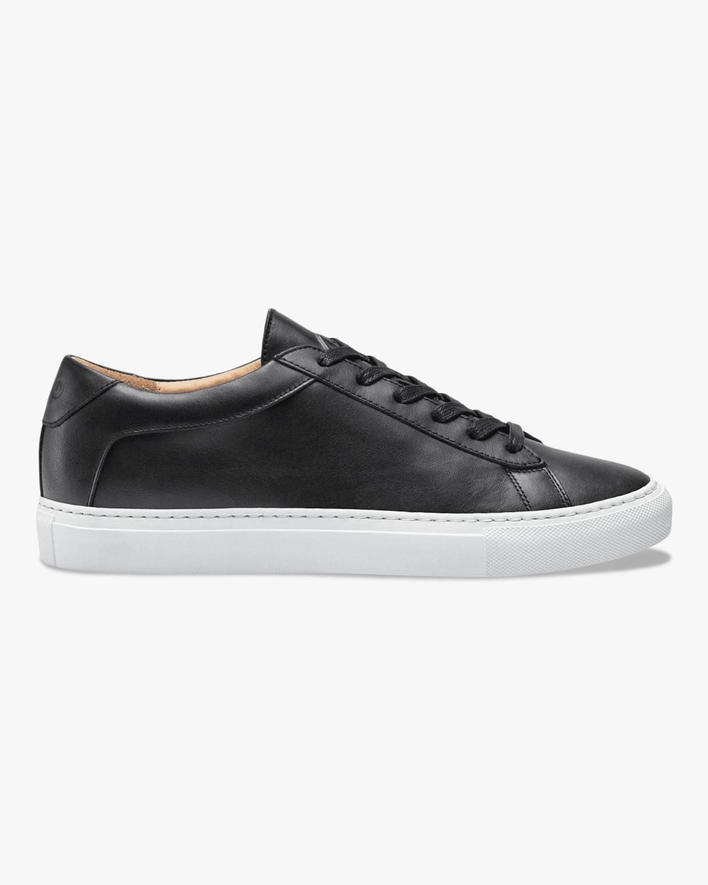 KOIO Women&s Capri Onyx Sneaker Black Size 8 | Leather/Rubber
