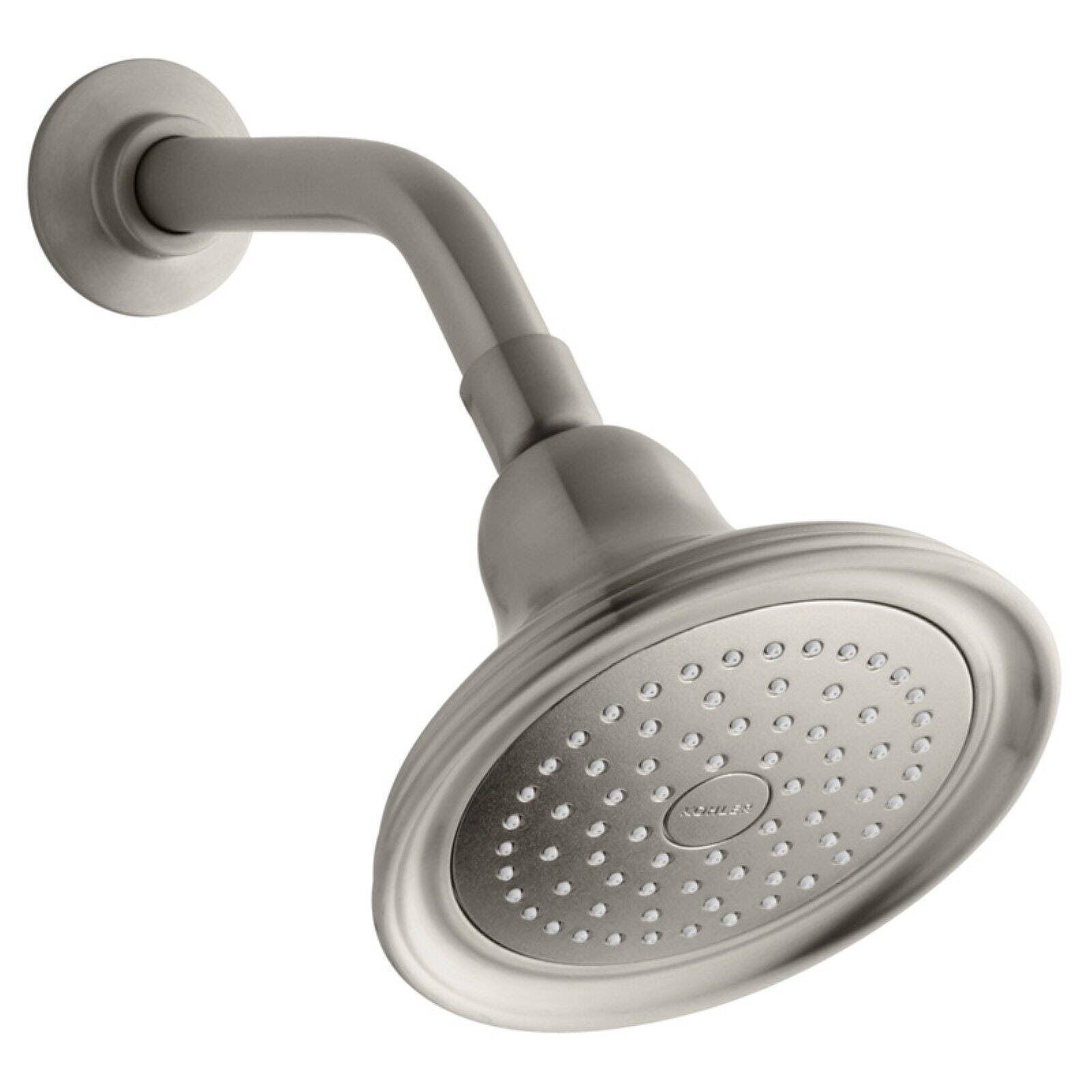 KOHLER K-10391-AK-BN Devonshire Single-Faucet Katalyst Showerhead, Vibrant Brushed Nickel