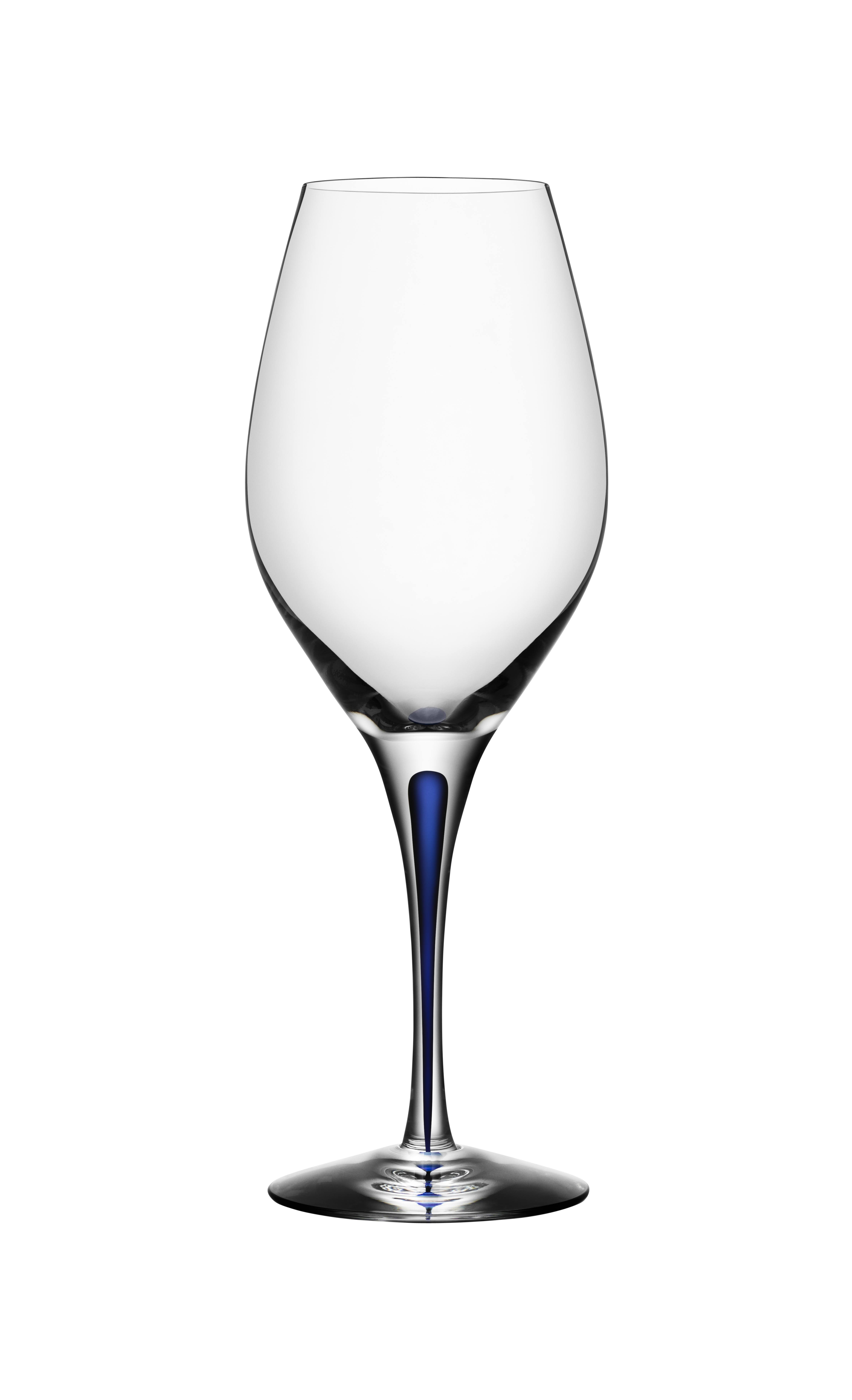 Orrefors Intermezzo Blue Wine Glass