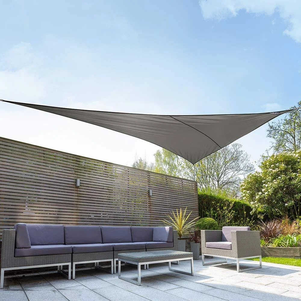 Kookaburra 13ft 9x22 x 19ft 8x22 Charcoal Waterproof Woven Triangle Sail Shade