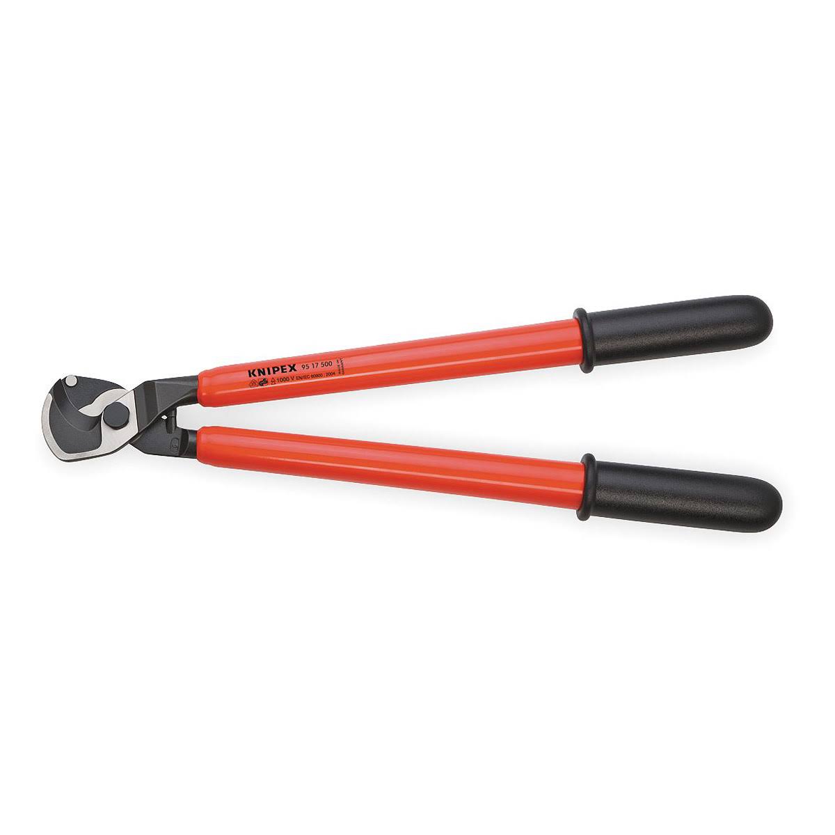 KNIPEX, 95 17 500, Cable Shears - 1,000V Insulated