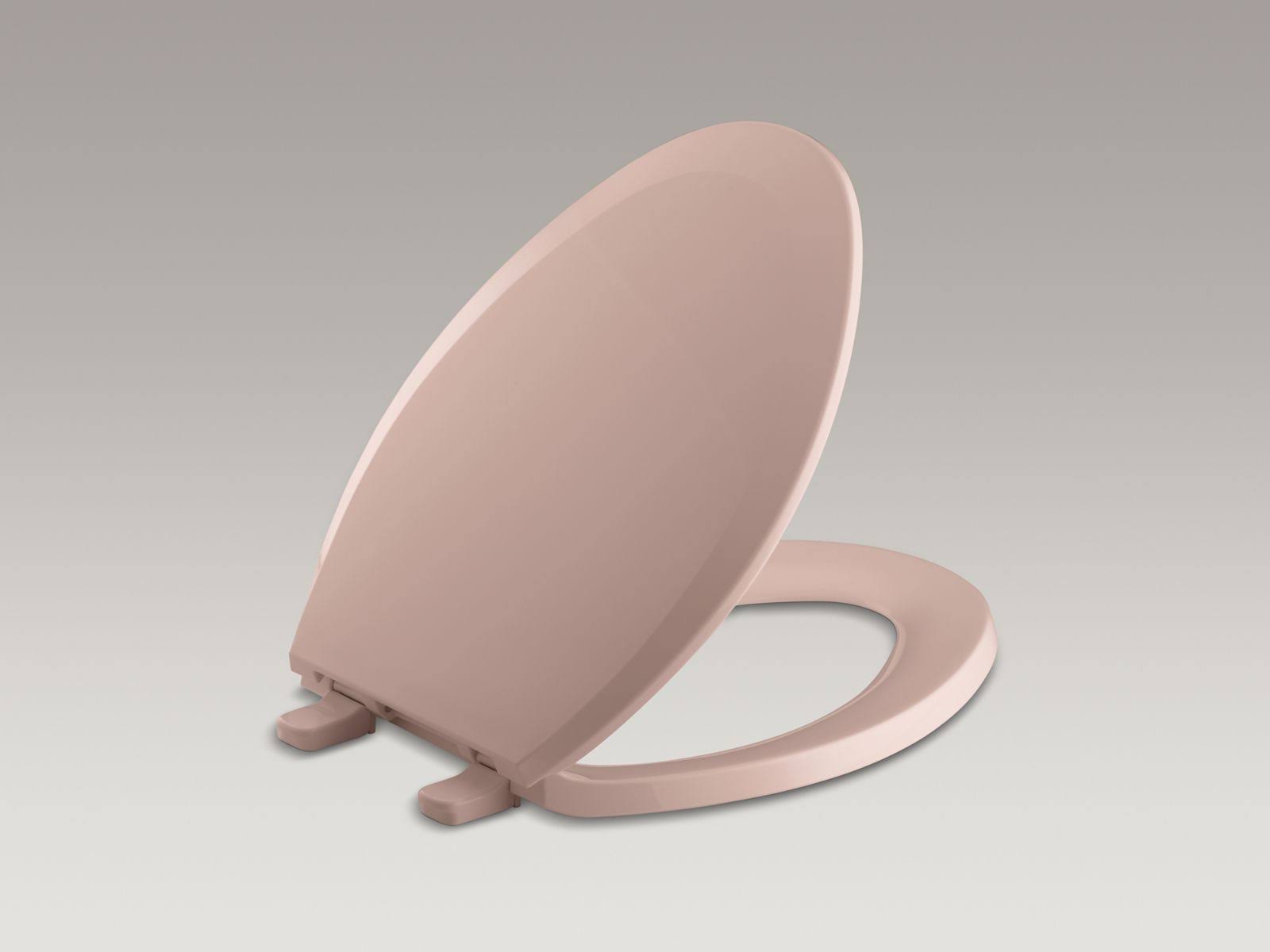 Kohler 4652-45 Lustra with Quick-Release Hinges Elongated Toilet Seat - Wild Rose