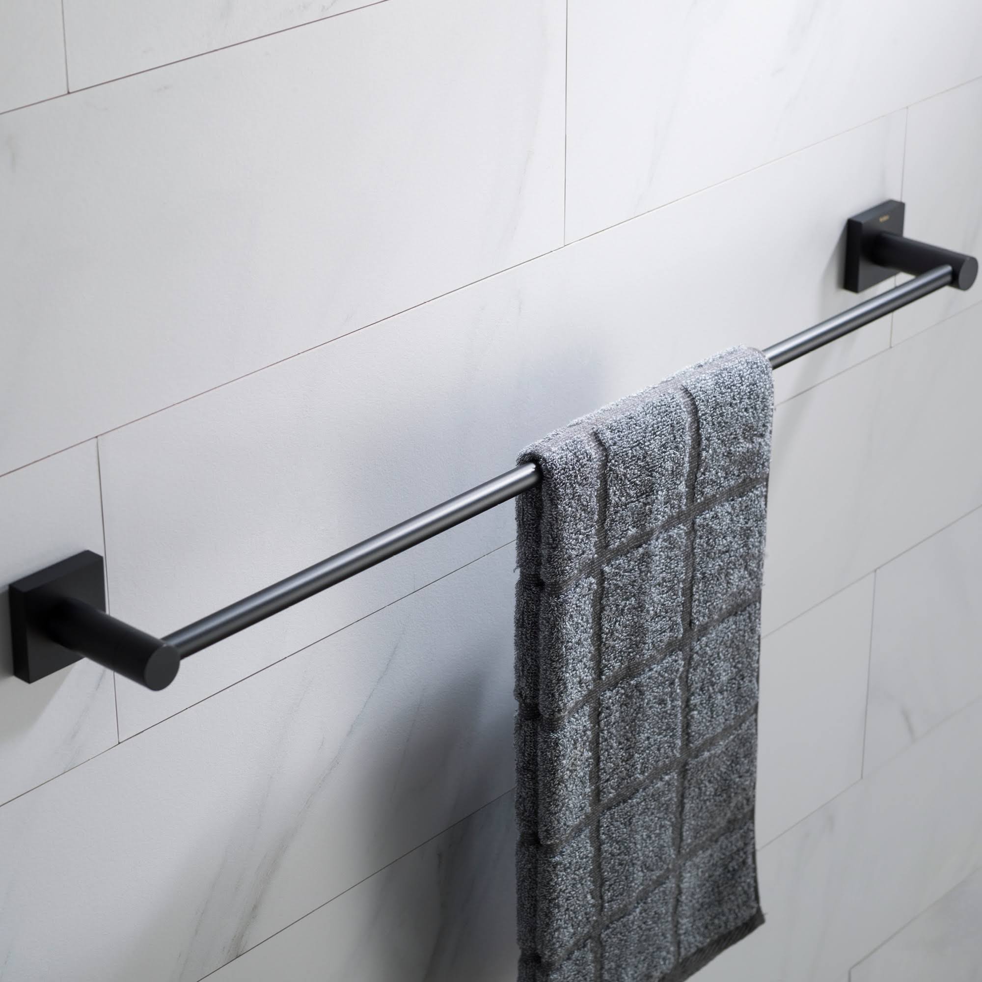 Kraus KEA-17737MB 24 in. Ventus Bathroom Towel Bar Matte Black