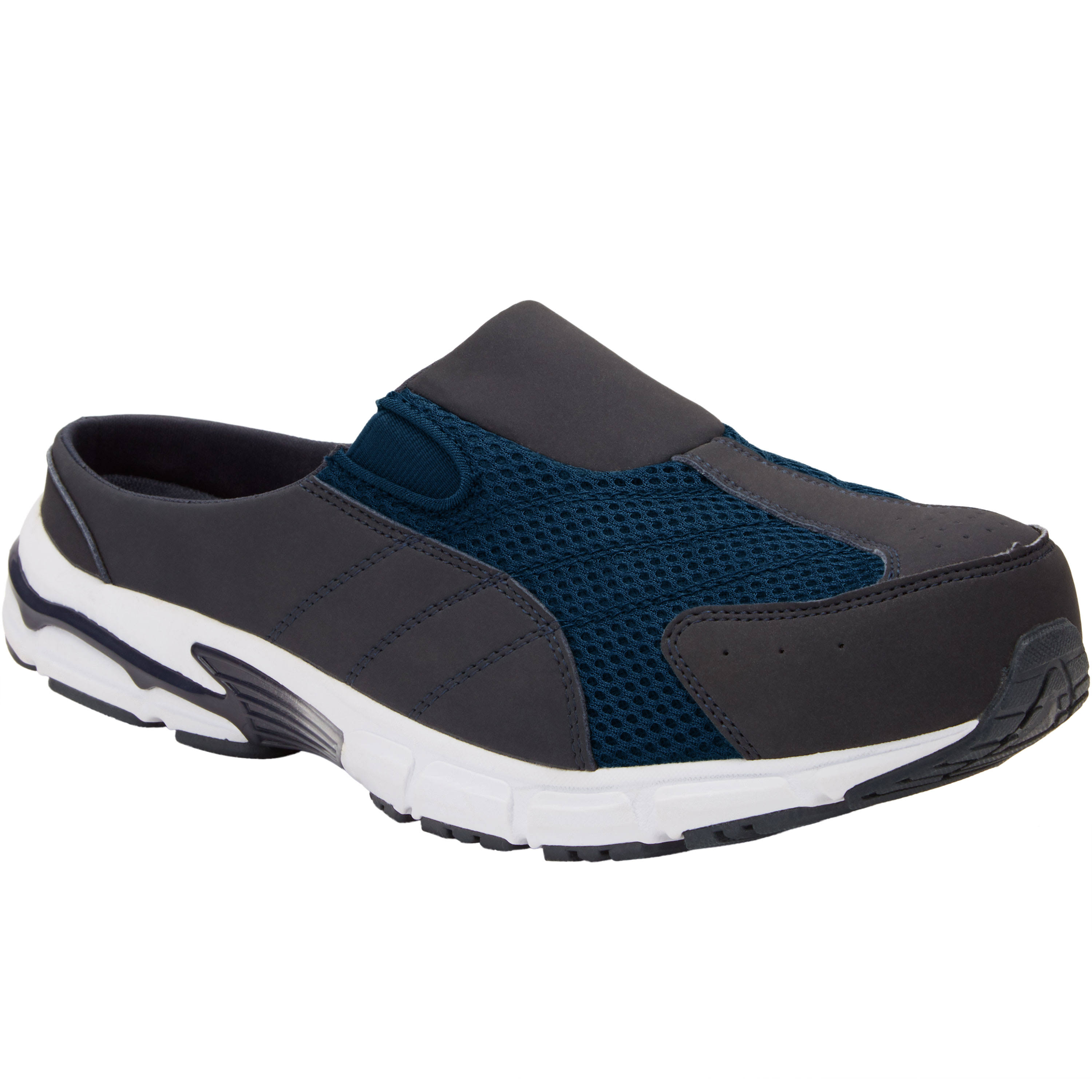 Wide Width Men&s Land-to-Sea Slides by KingSize in Navy (Size 11 1/2 W)