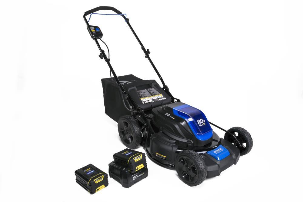 Kobalt 80-Volt Max Brushless Lithium Ion Push 21-in Cordless Electric Lawn Mower | KM 2180B-06