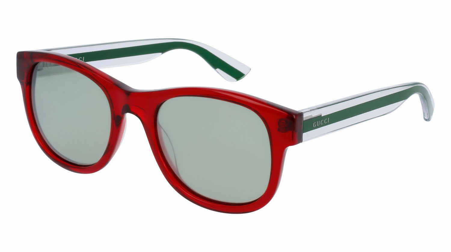Gucci GG0003S 004 Red Square Sunglasses