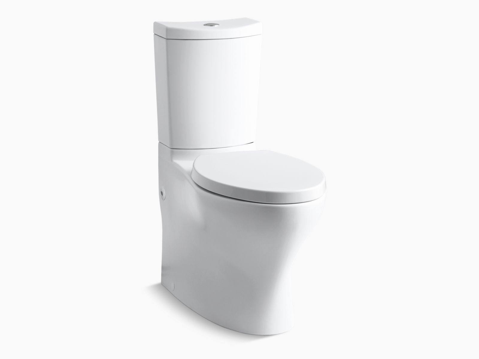 Persuade Comfort Height The Complete Solution Two-Piece Elongated Dual-Flush Toilet with Top-Mount Actuator and Skirted Trapway
