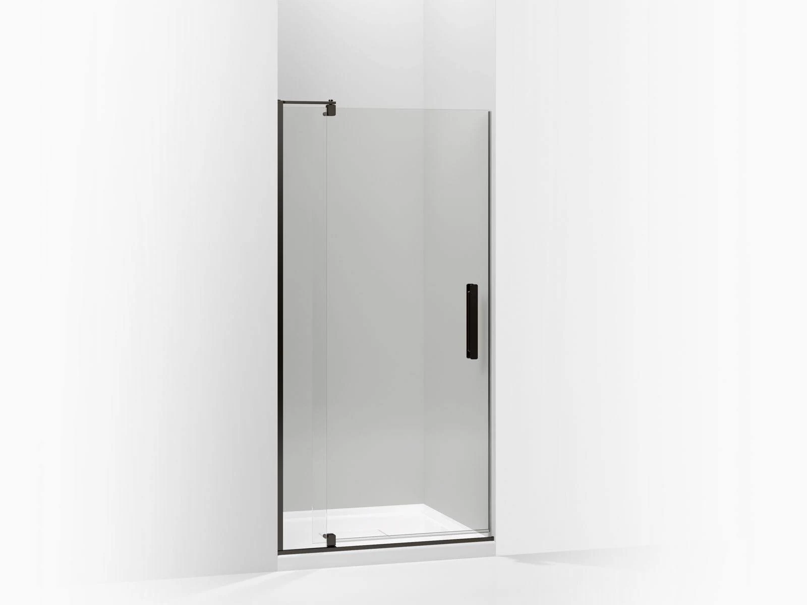 Kohler 707510-L-ABZ Revel Pivot Shower DOOR, 70x22H x 31-1/8 - 36x22W, with 1/4x22 Thick Crystal Clear Glass - Anodized Dark Bro