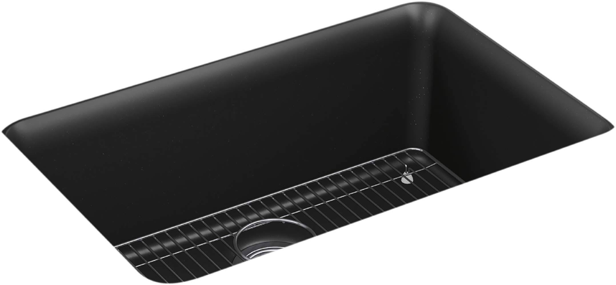 Kohler 28000-CM7 Cairn Kitchen Sink, Matte Graphite