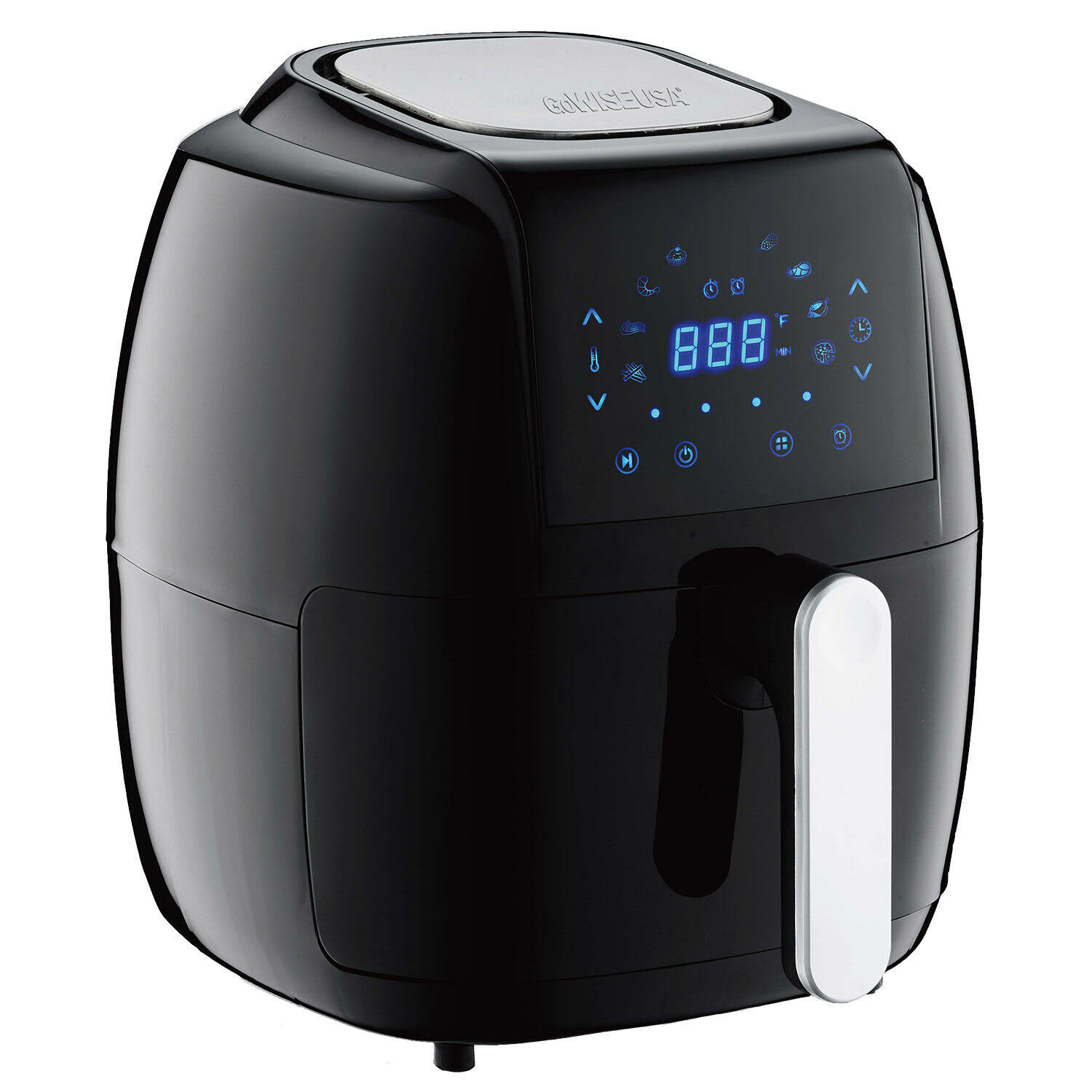 GoWISE USA Gw22921-s 8-in-1 Digital Air Fryer with Recipe Book, 5.0-Qt, Black
