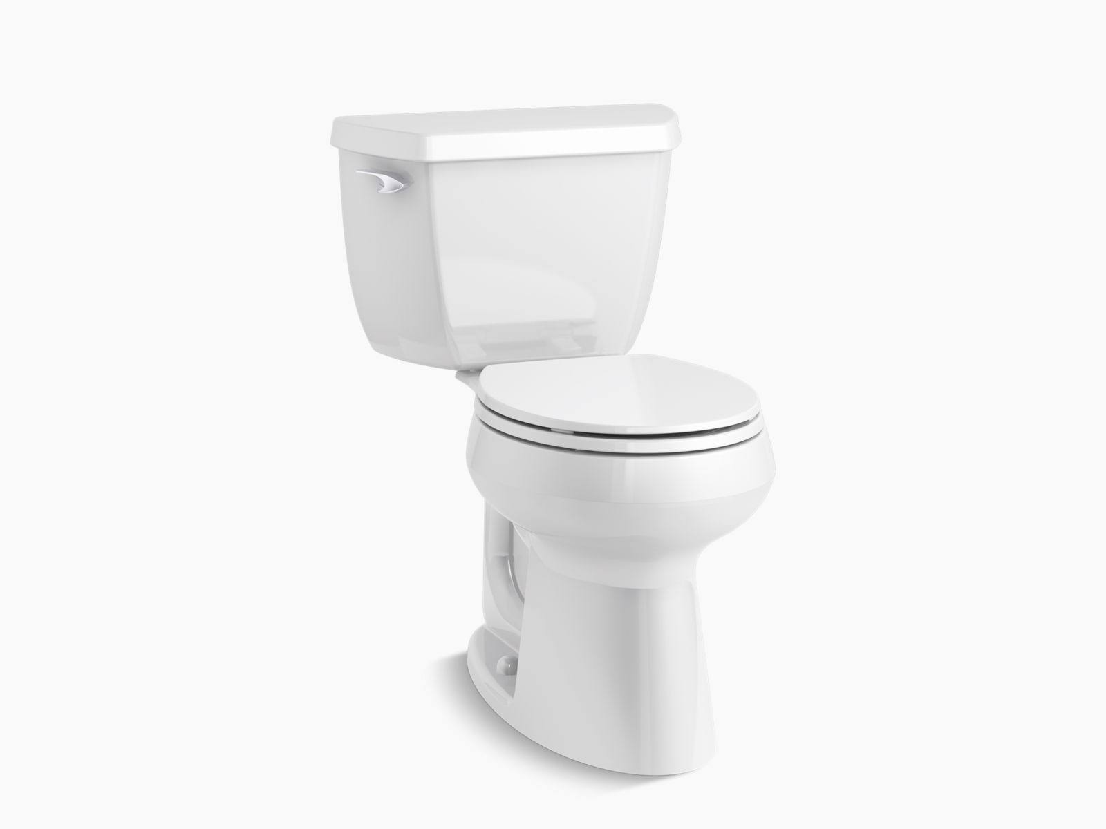 Highline Classic Complete Solution 2-Piece 1.28 GPF Single Flush Comfort Height Round-Front Toilet in White