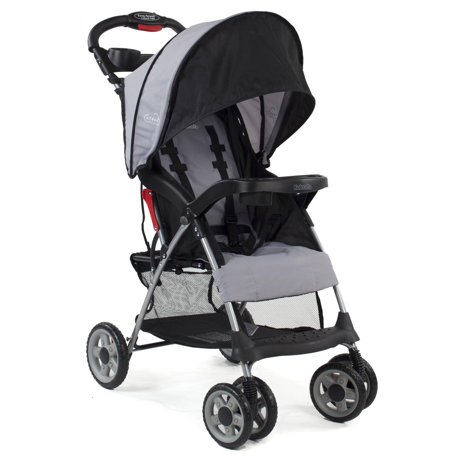 Kolcraft Cloud Plus Lightweight Stroller, Gray