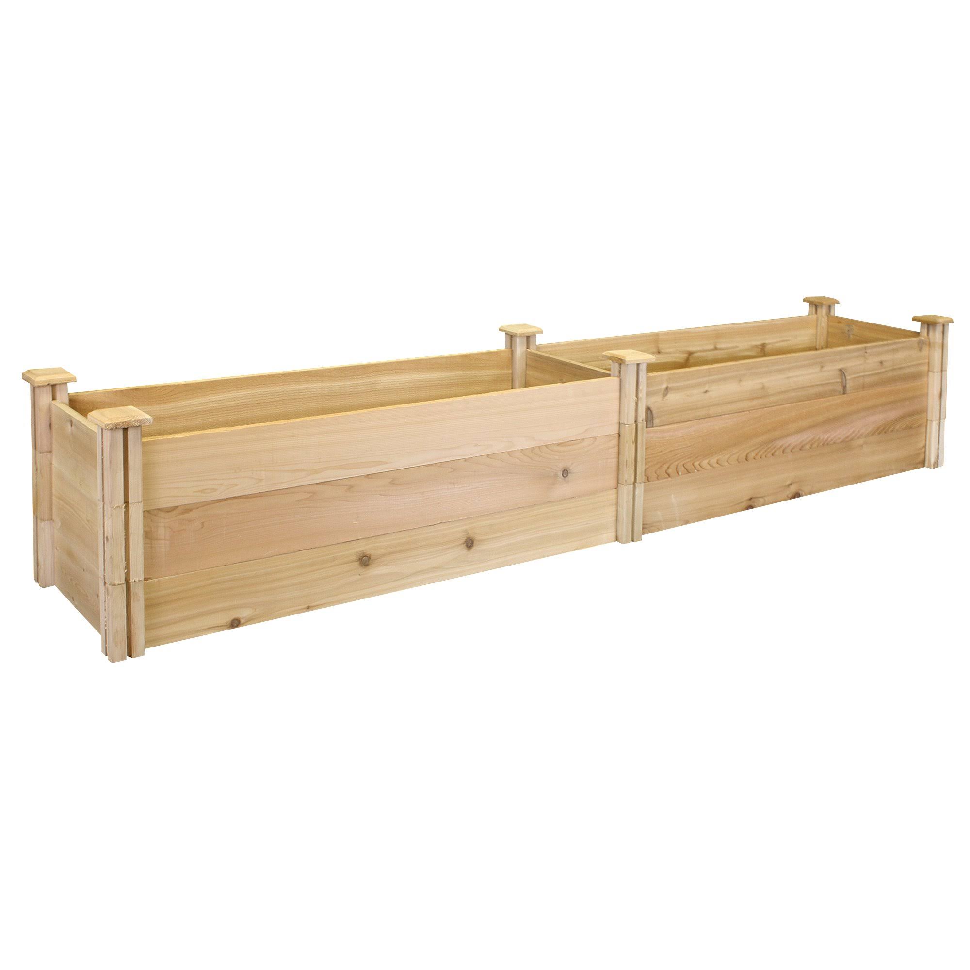 Greenes Fence 16x22 x 96x22 x 16.5x22 Premium Cedar Raised Garden Bed