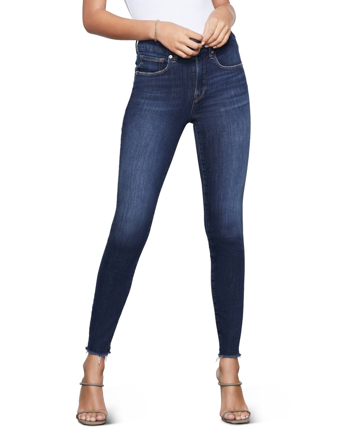 Good American Good Legs Skinny Jeans in Blue339 - Blue