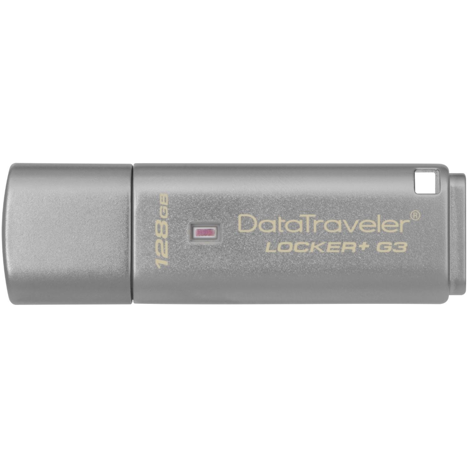 Kingston 128GB DataTraveler Locker+ G3 USB 3.0 Flash Drive
