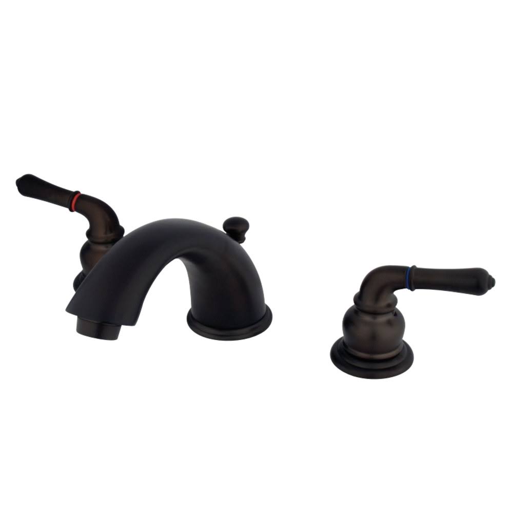 Kingston Brass Kb965 Magellan Widespread Lavatory Faucet, Oil Rubbed Bronze