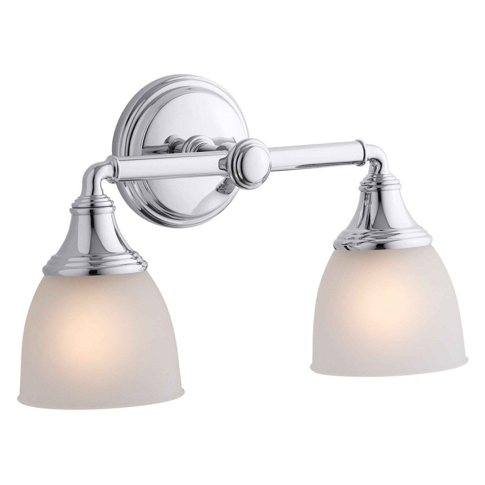 KOHLER K-10571-CP Devonshire Double Wall Sconce - Polished Chrome