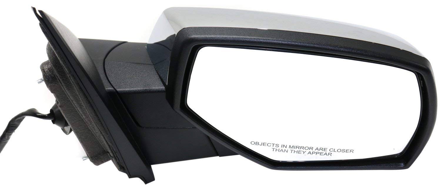 Replacement 2016 Chevy Silverado 2500 HD Kool Vue Mirror. Passenger SIDE, Chrome GM132CR