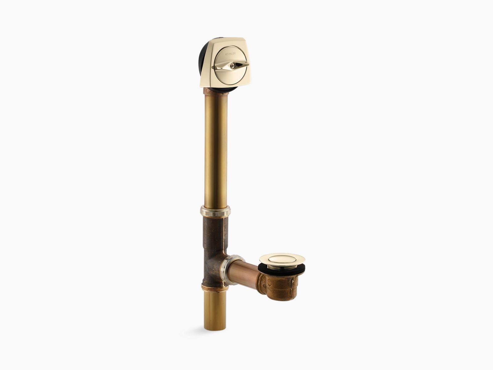 Kohler K-7160-TF Clearflo Pop Up Drain - Vibrant French Gold