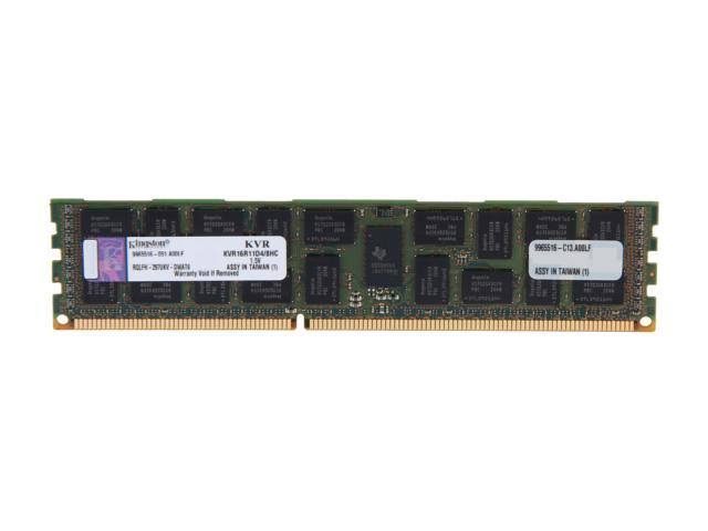 Kingston KVR16R11D4/8HC 8GB 1600Mhz DDR3 ECC Reg CL11 DIMM Dr X4 Hynix