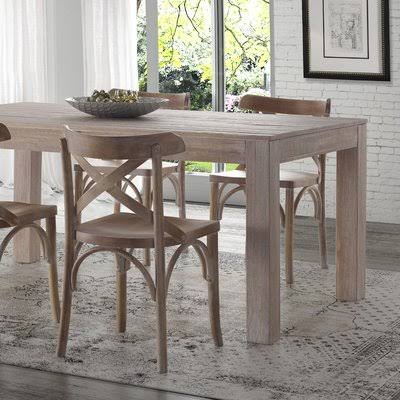 Grain Wood Furniture Montauk Dining Table, Driftwood