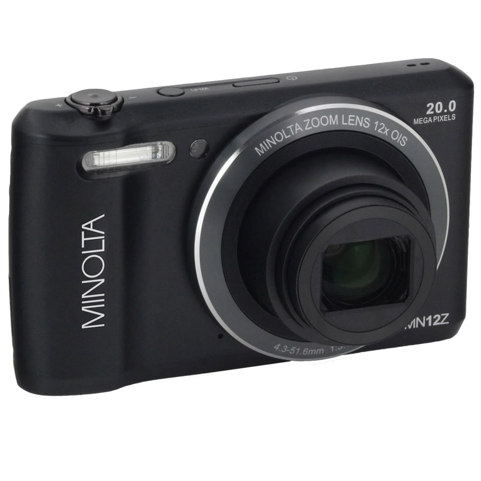 Minolta Black 20.0-Megapixel HD Wi-Fi Digital Camera
