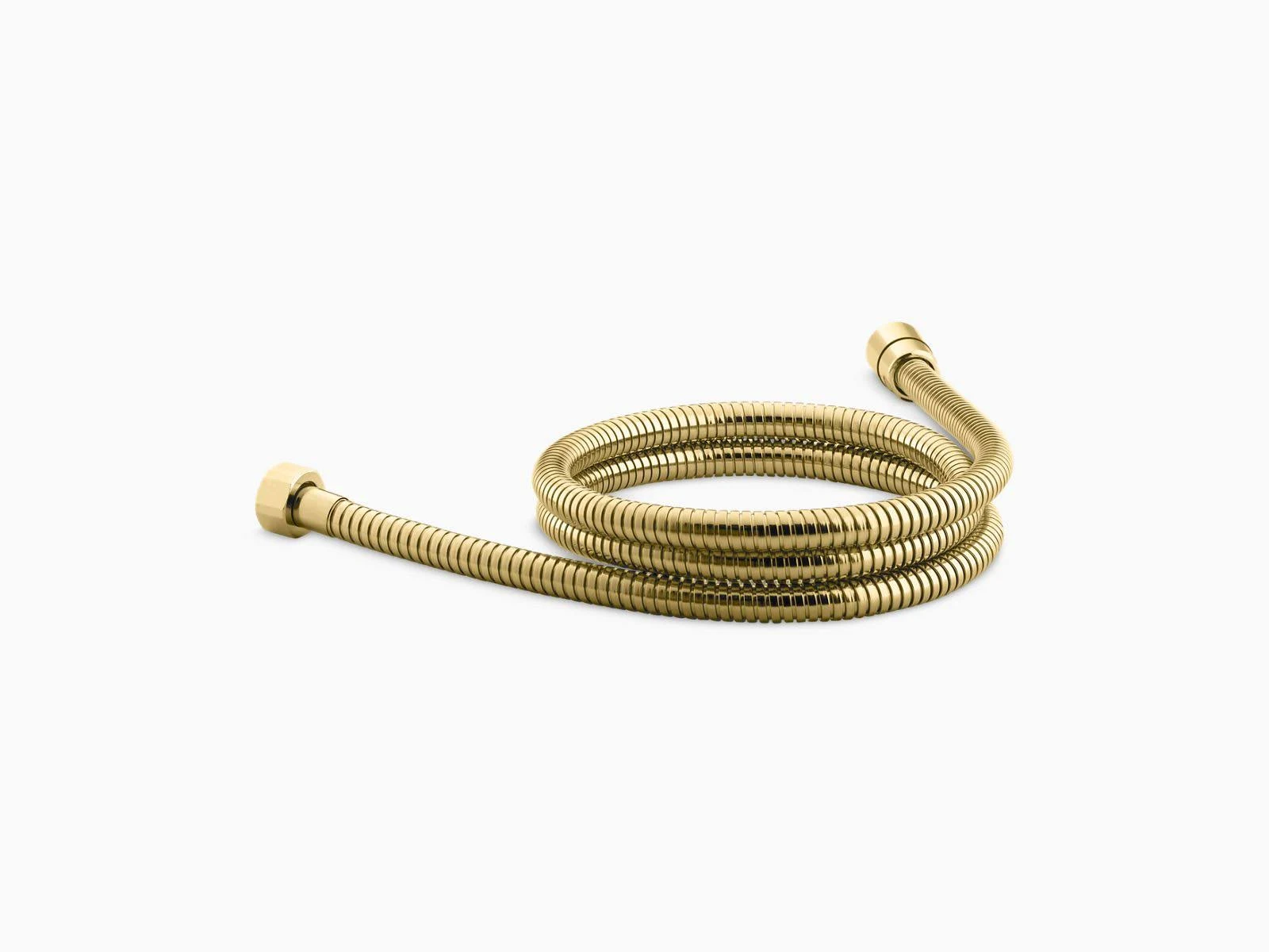 KOHLER K-9514-PB MasterShower 60 In. Metal Shower Hose, Vibrant Polished Brass