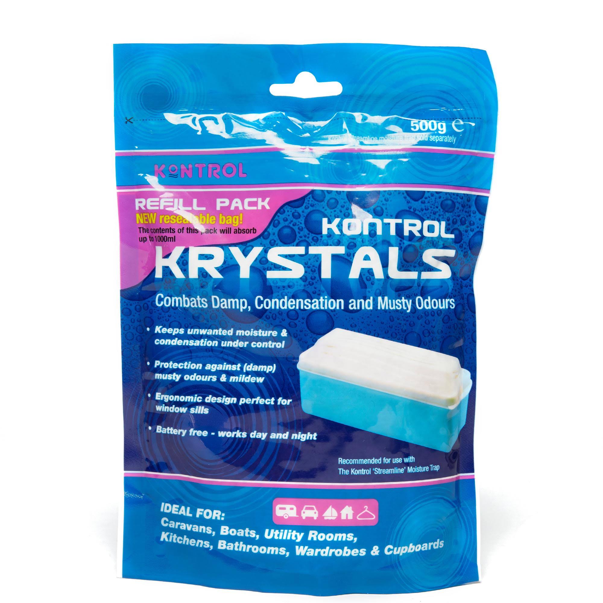 (5) - Kontrol Krystals Dehumidifier Replacement Crystals 500g (5)