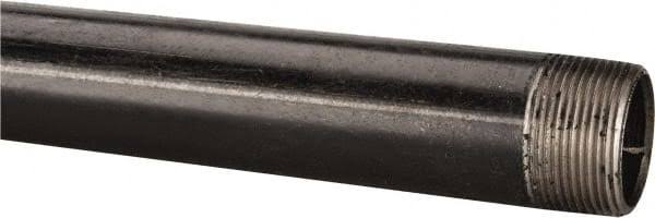 GoVets | Bu0026K Mueller Schedule 40, 1-1/4x22 Diam x 72x22 Long Steel Black Pipe Nipple