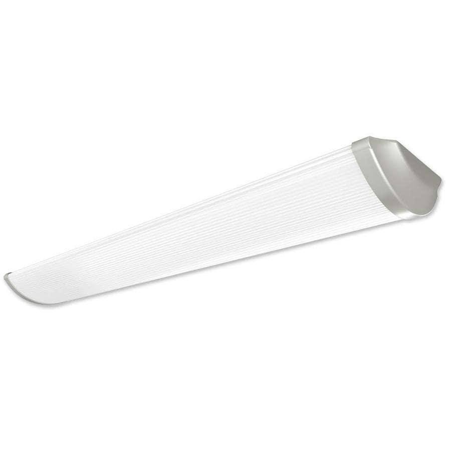 Good Earth Lighting Carlyle 48-in W Nickel LED Flush Mount Light