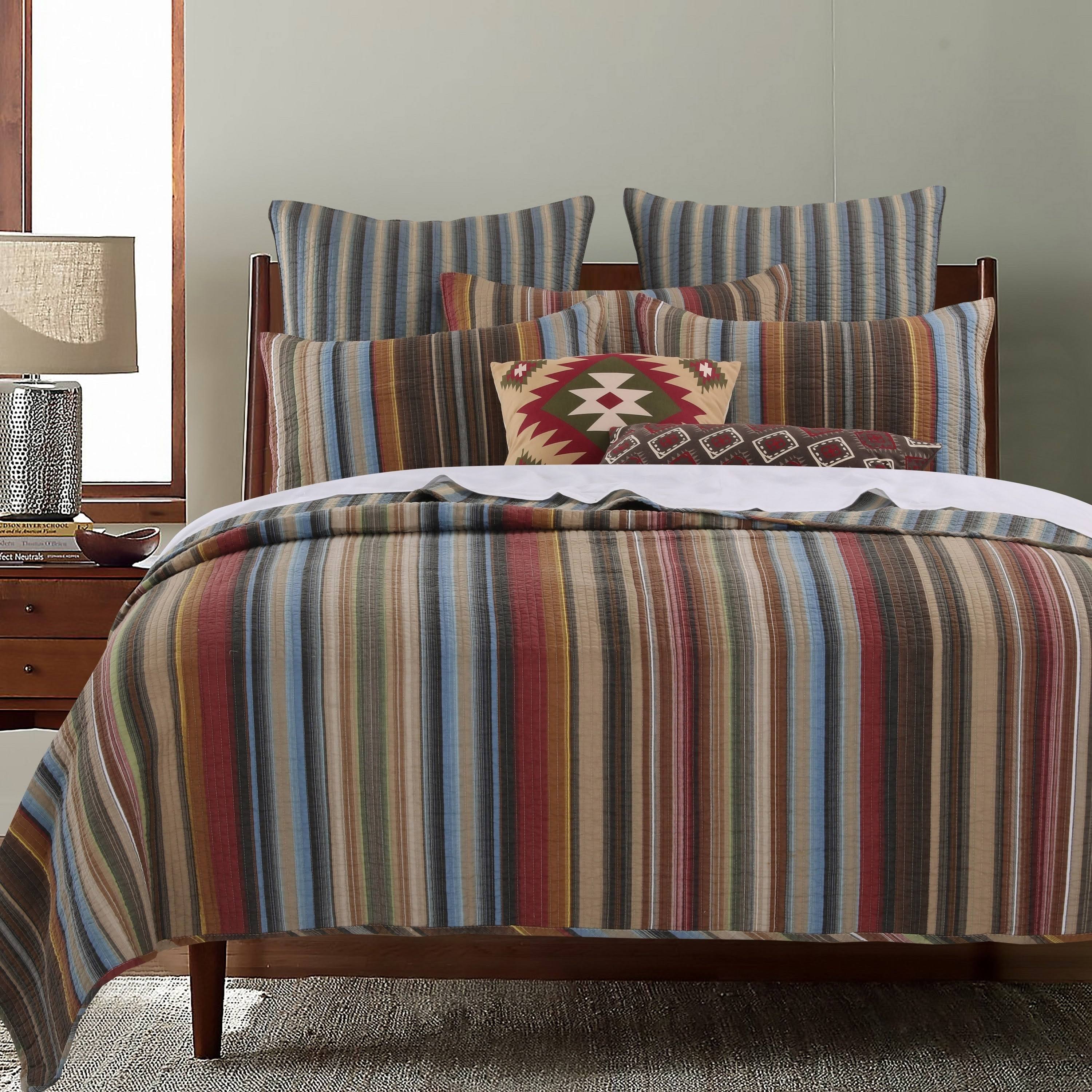 Greenland Home Fashions Durango 100-percent Cotton Quilt Set - Twin