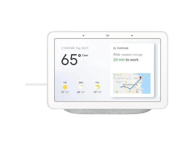 Google Home Hub 7x22 with Google Smart Assistant Chalk
