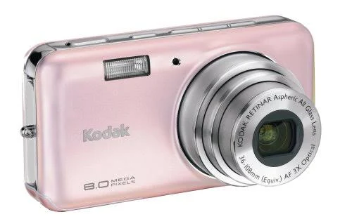Kodak EasyShare V803 8 Mp Digital Camera with 3xOptical Zoom Pink Rose