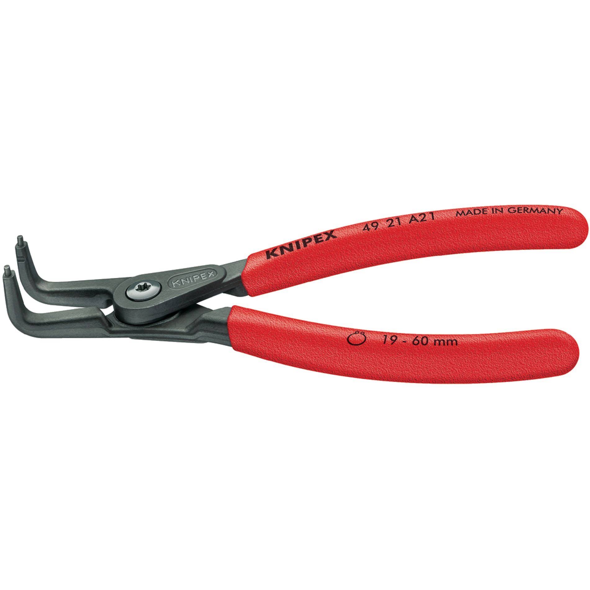 Knipex 49 21 A41 External Angled Precision Retaining Ring Pliers 12.25-inch