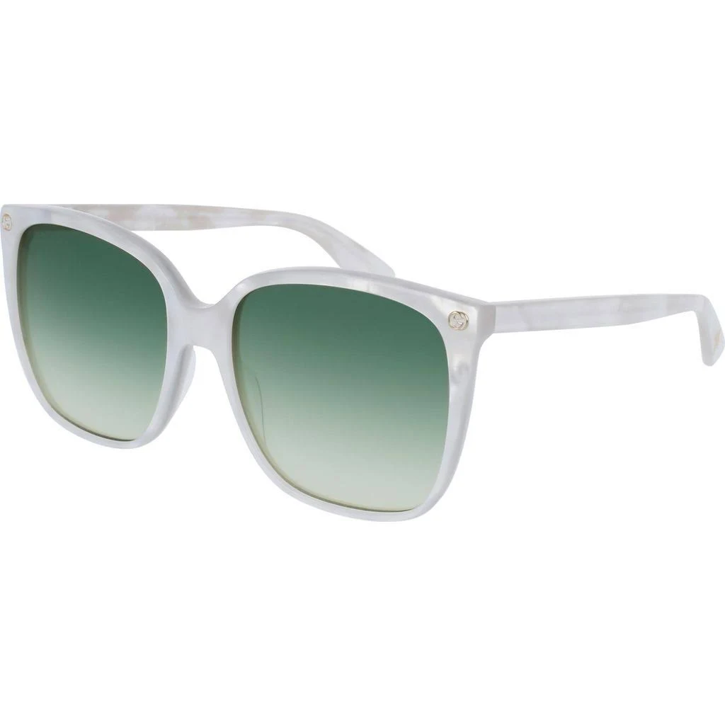 Gucci (GG0022S) White Sunglasses