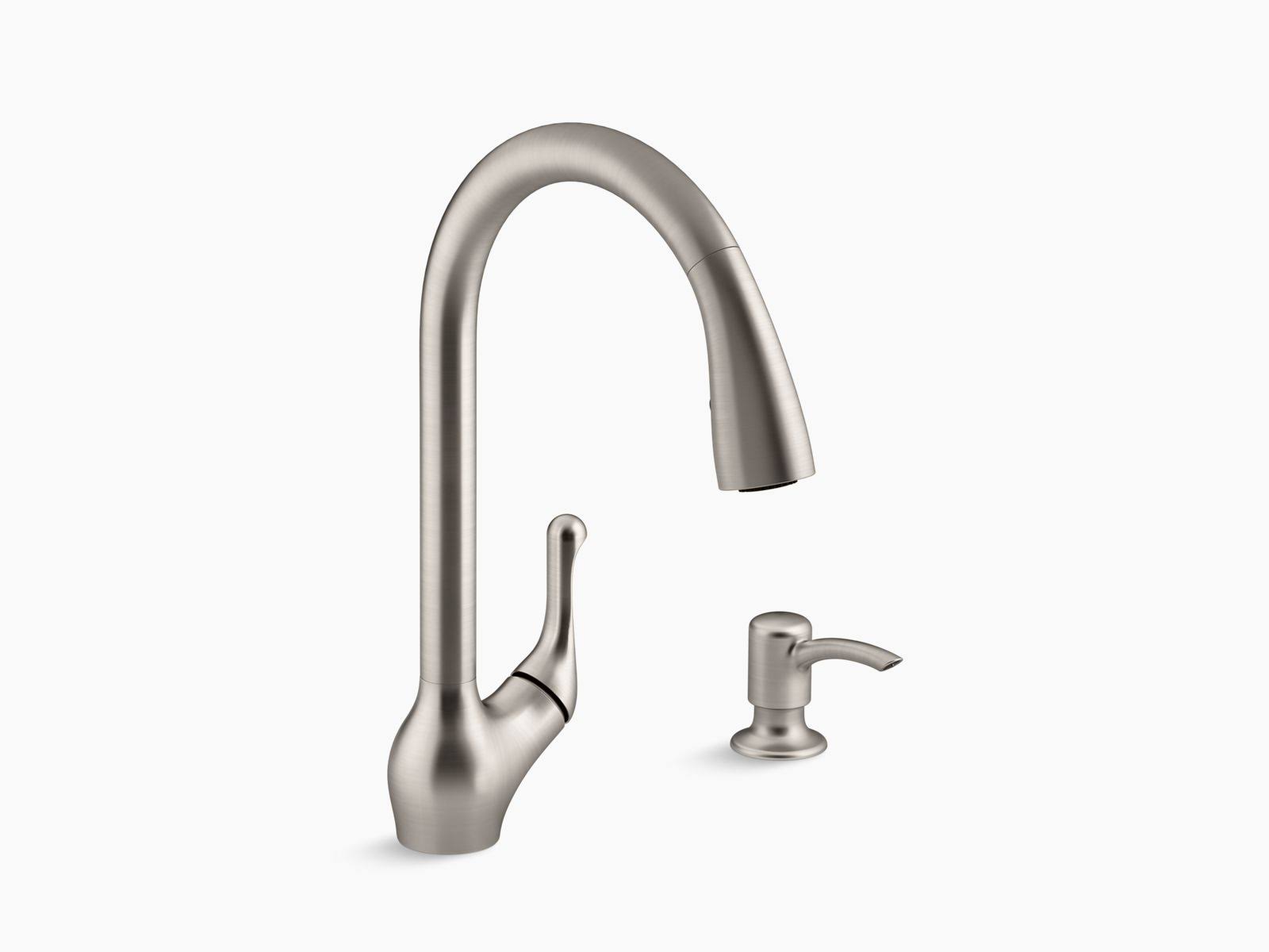 Barossa with Response Touchless Technology Single-Handle Pull-Down Sprayer Kitchen Faucet in Vibrant