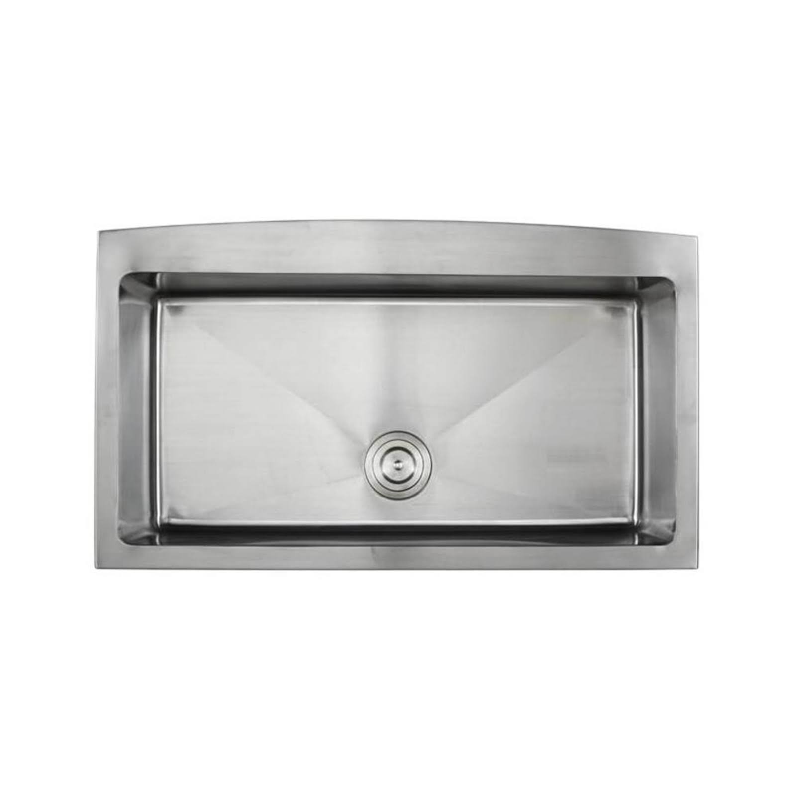 Kraus 36x22 Farmhouse Single Bowl Kitchen Sink-Stainless Steel Khf200-36