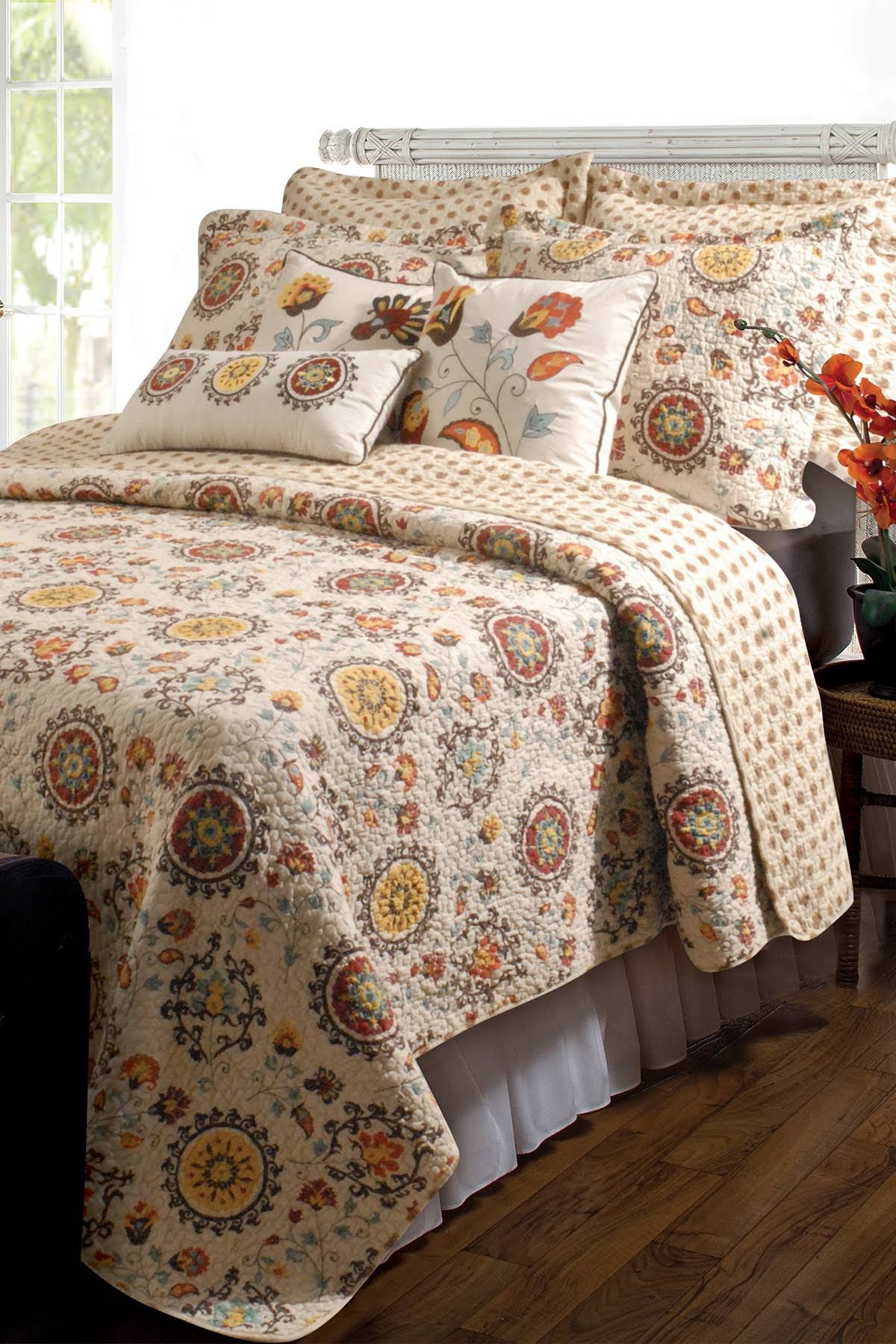 Greenland Home 5-Piece Andorra Bonus Quilt Set King