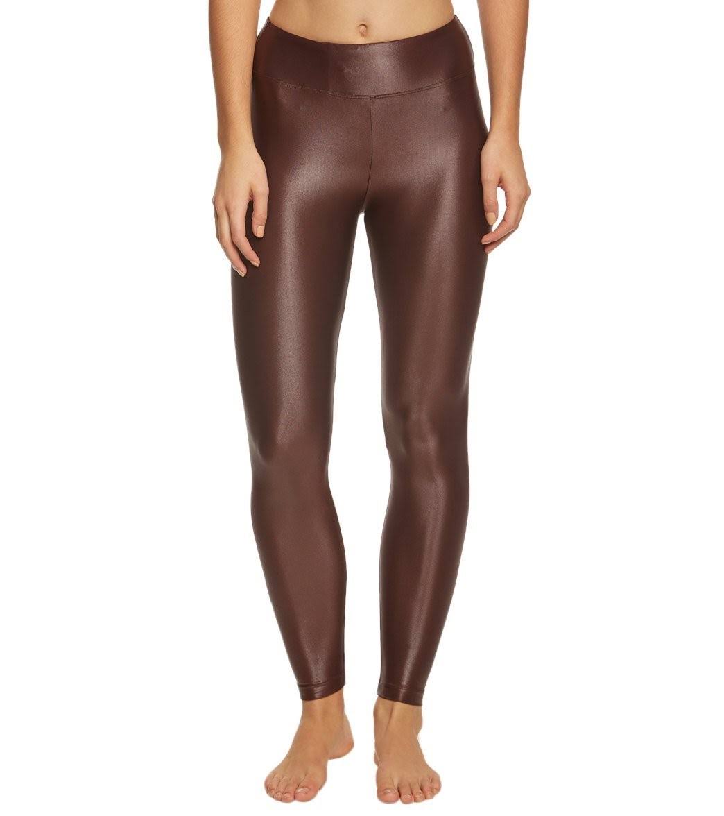 Koral High Rise Lustrous Leggings - Bordeaux
