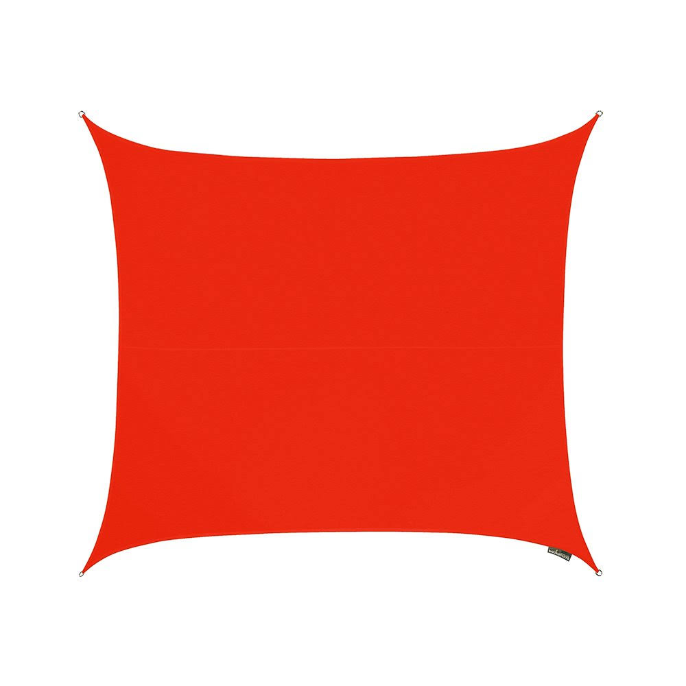 Kookaburra 11ft 10x22 Red Waterproof Woven Square Sail Shade