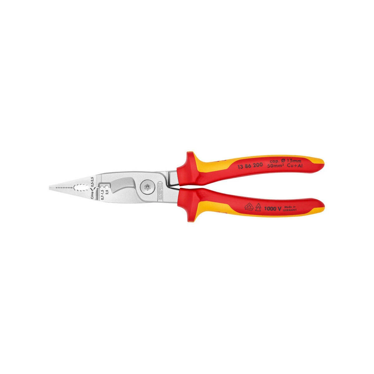 Knipex 13 86 200 Pliers for Electrical Installation