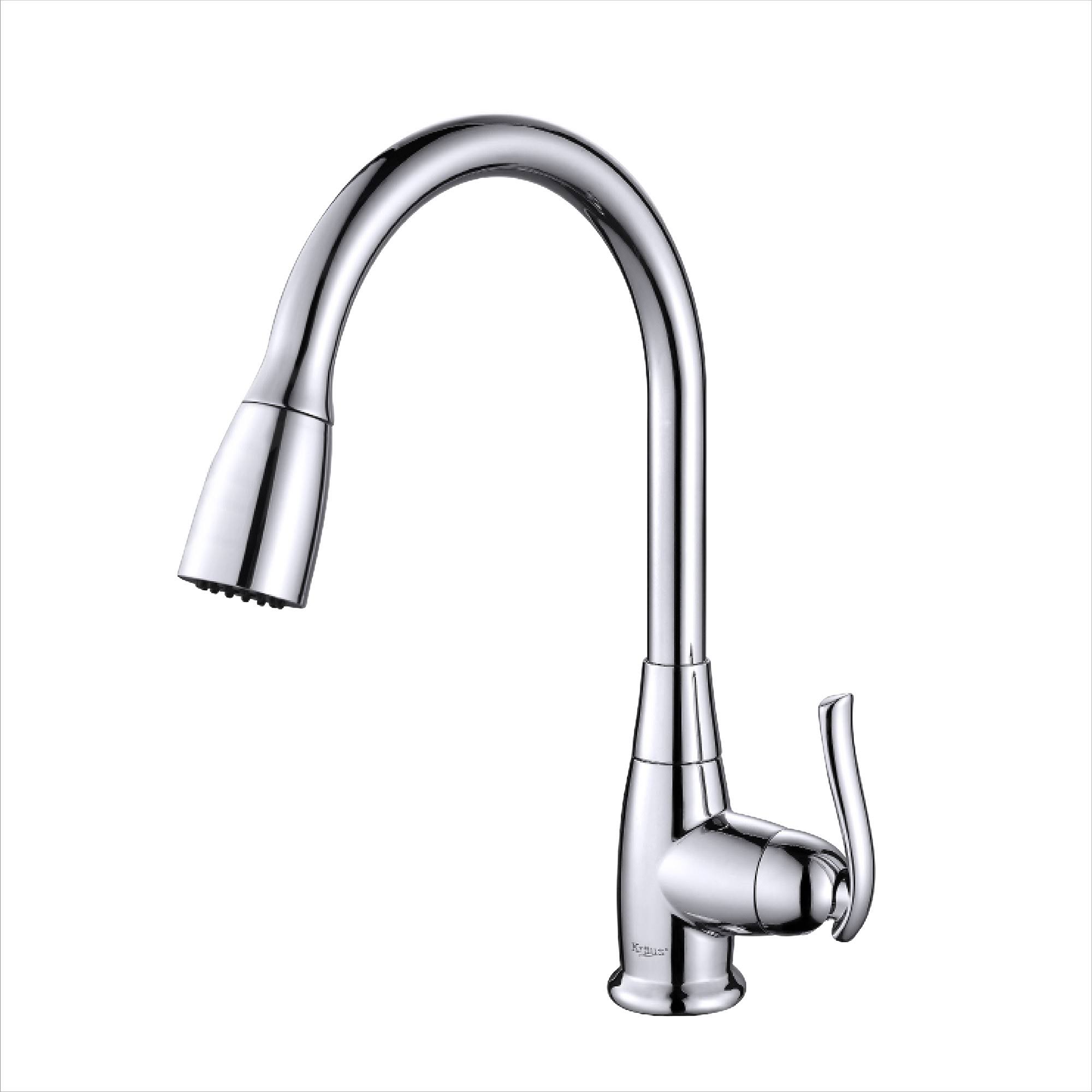 Kraus KPF-2230CH Chrome Single Lever Pull Out Kitchen Faucet