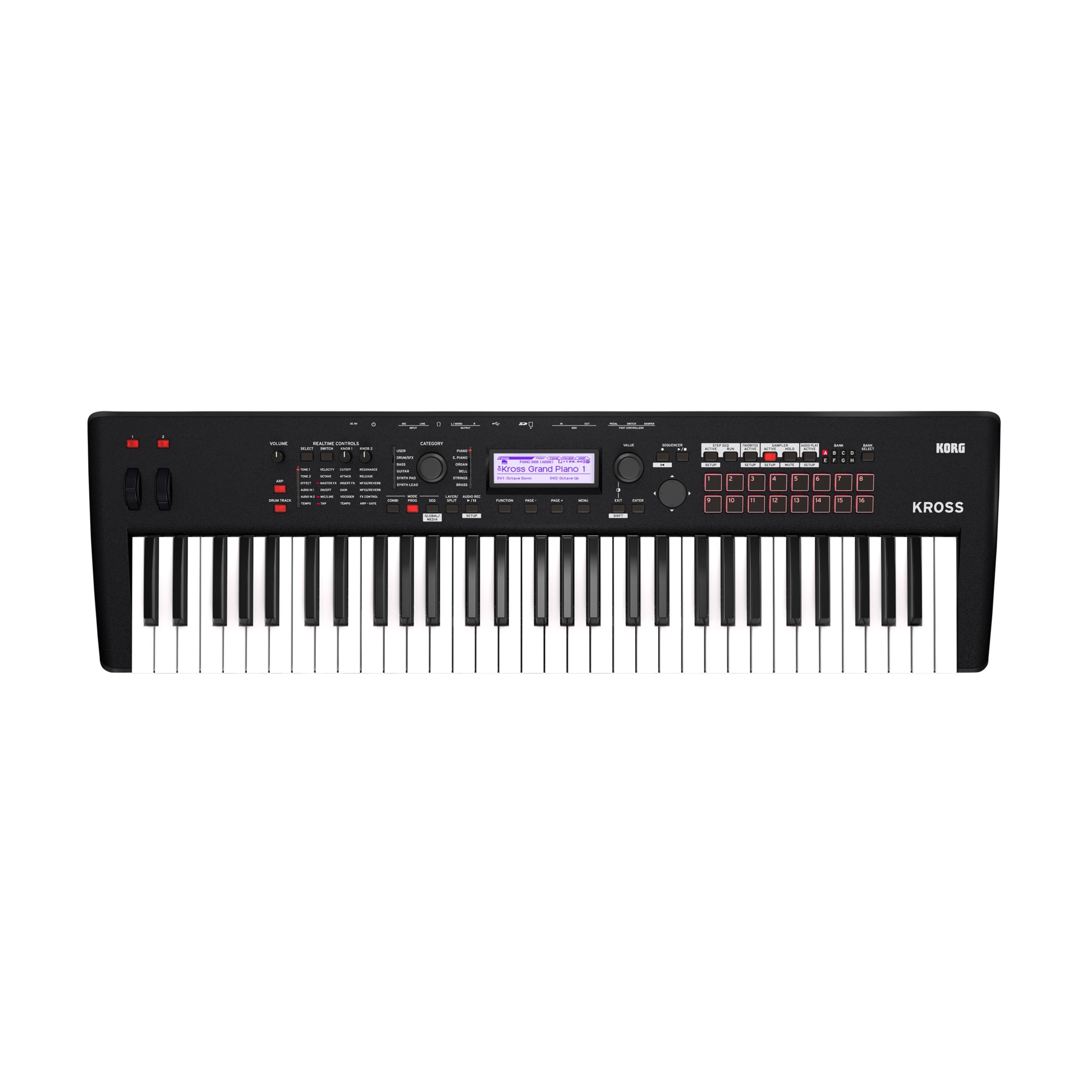 Korg Kross 2 61-Key Synthesizer Workstation Black