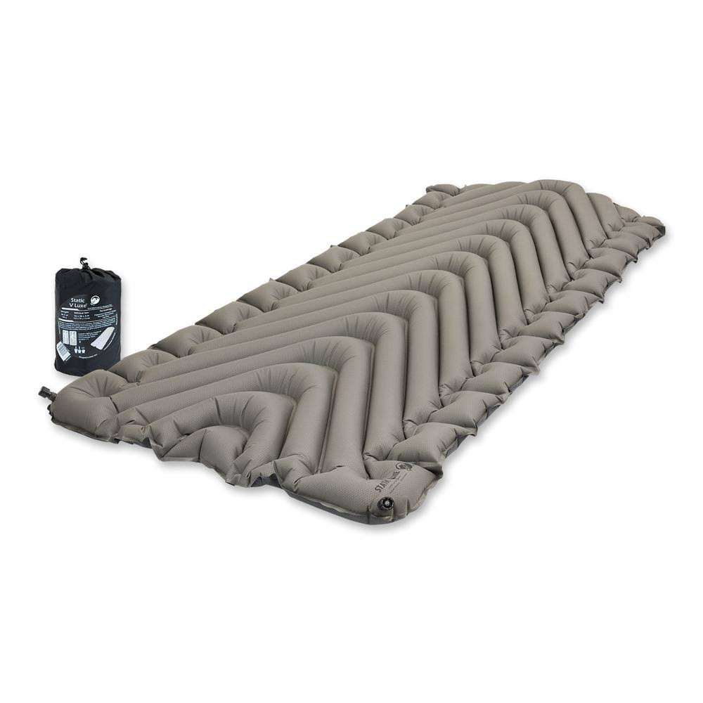Klymit Static V Luxe Sleeping Pad, Grey, XL